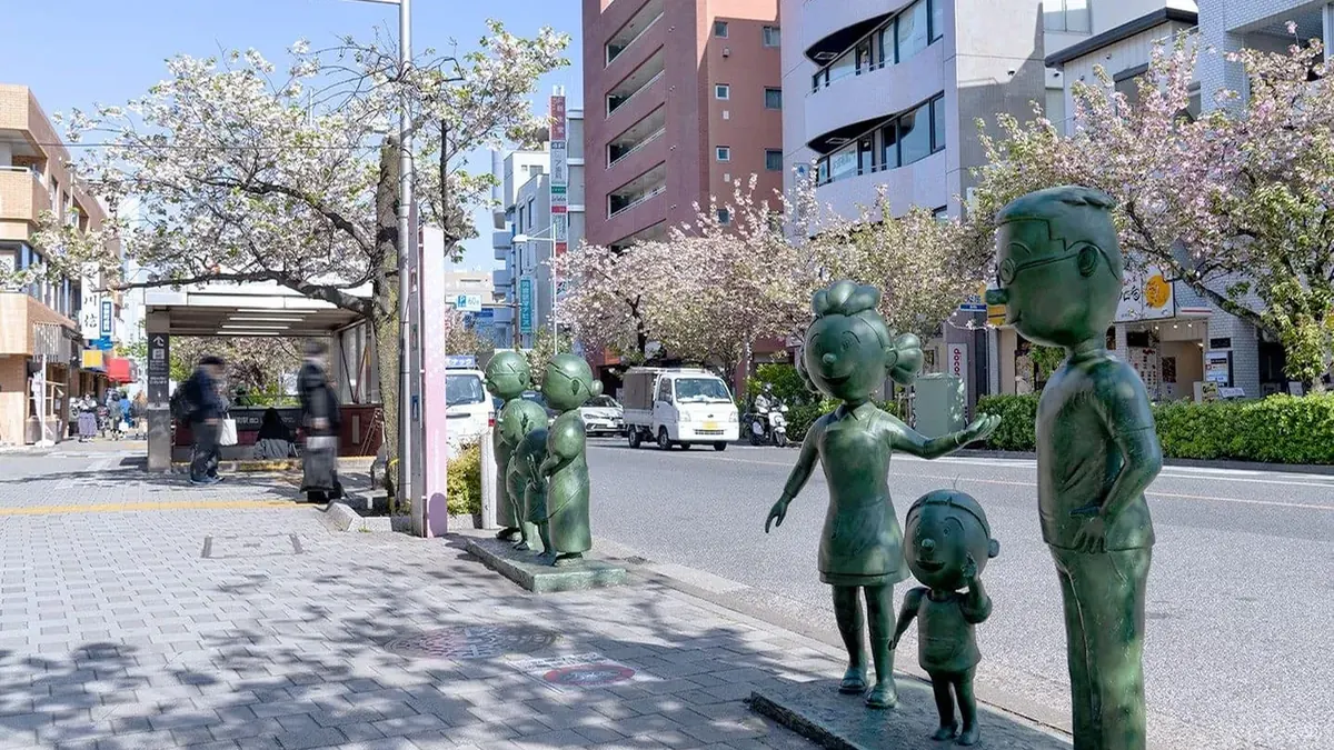 Sakura Shinmachi / Sazae-san streets